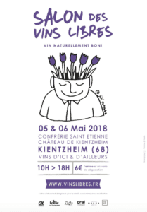 Salon des vins libres affiche 2018